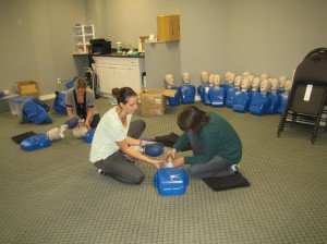 First aid and CPR re-certification courses